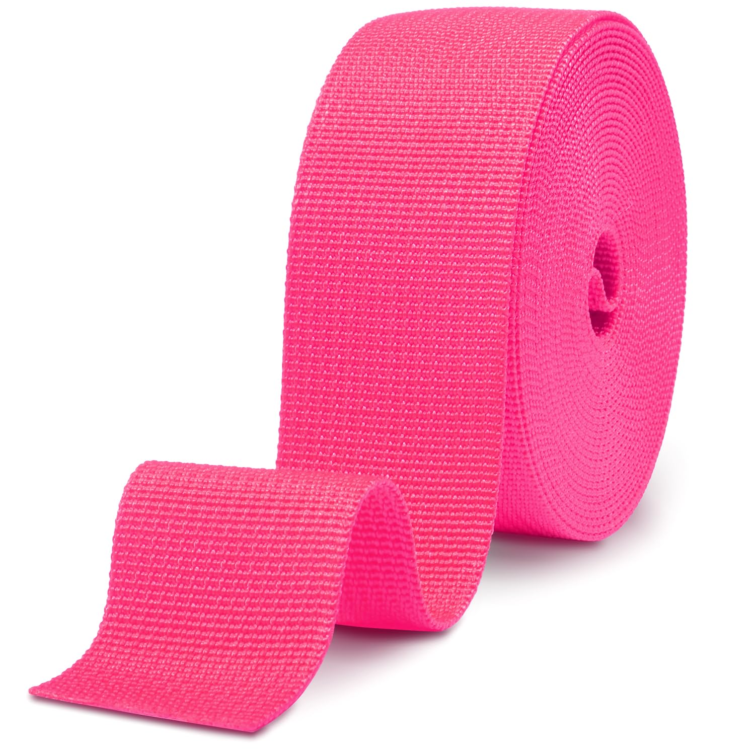 CooBigo 12 Yards Webbing 3/4" &amp; 1" &amp; 1.5" &amp; 2" Polypropylene Webbing Strap 3/4 Inch 1 Inch 1.5 Inch 2 Inch Wide Webbing Strapping for Bags/Lawn Chair/Pool Solar Cover DIY Crafting