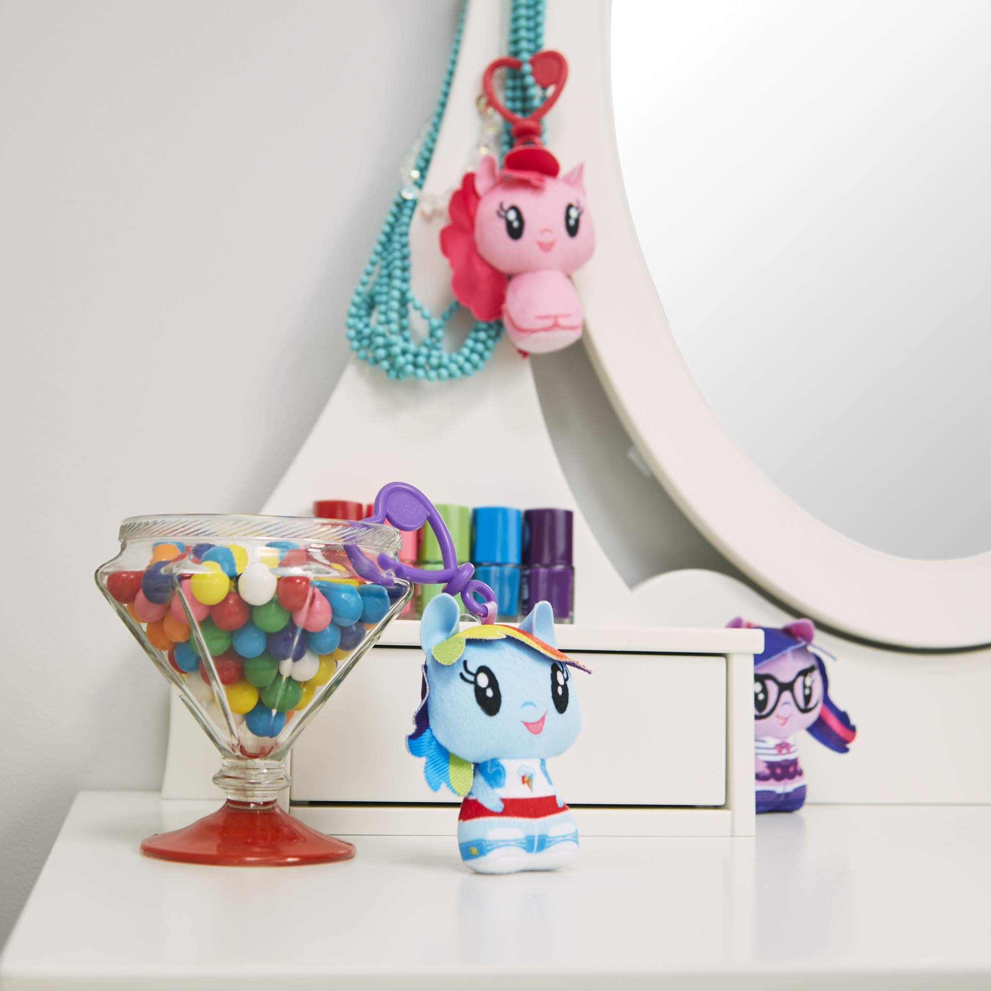 My Little Pony Cutie Mark Crew Pinkie Pie Plush Clip - Equestria Girls Backpack Clip Toy - View #6