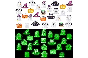 Mini Halloween Figures: Luminescent Spooky Companions for Bewitching Festivities