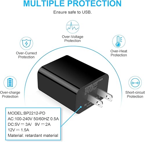 Miniatura 6 de Cargador de pared USB C, cable de carga rápida PD de 20 W para Samsung Galaxy S24 S23 S22 S21 S20 FE S10e A15 5G A14 A21, Google Pixel 8a 8 Pro 7a 6
