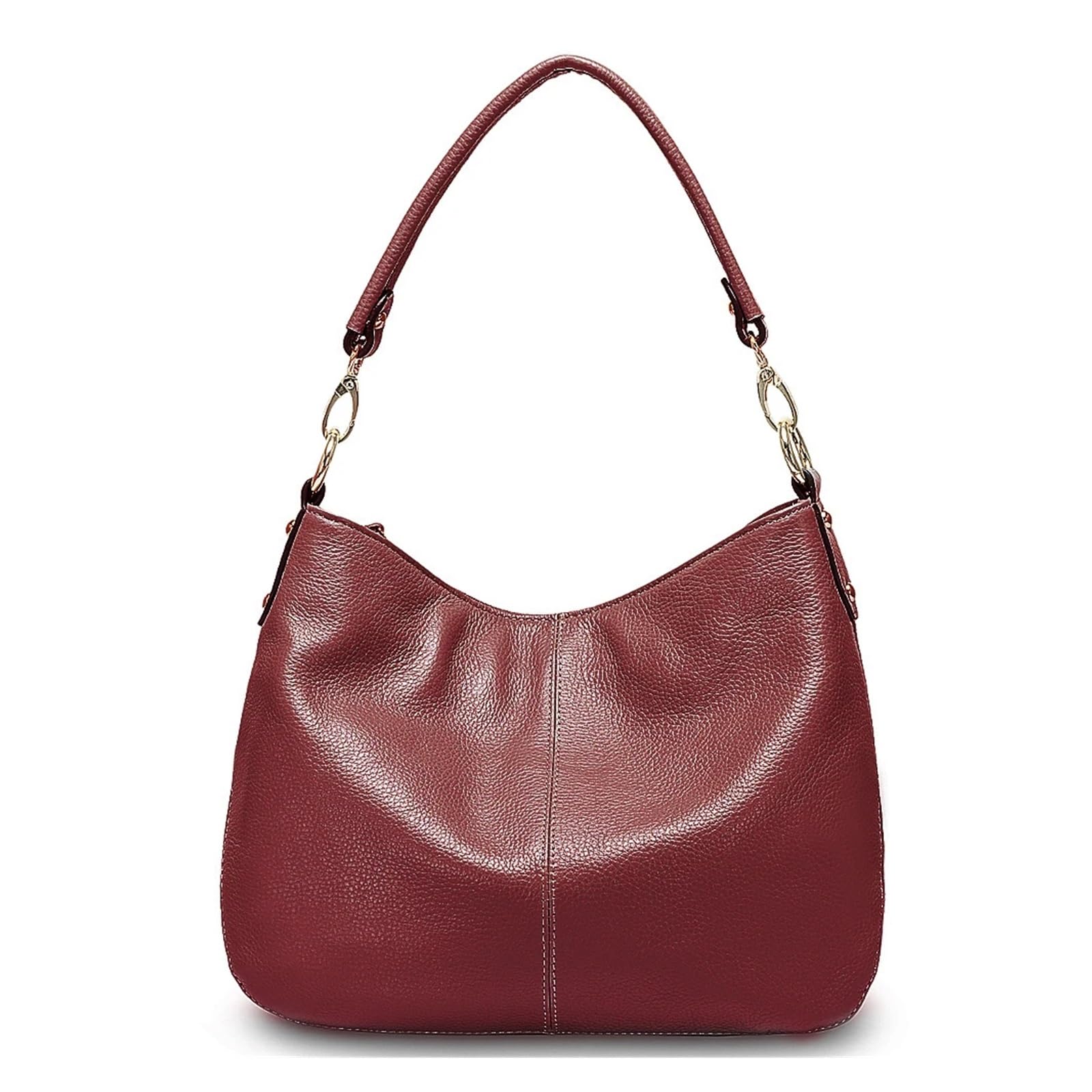UENABWA Bolso Cruzado Pequeño Para Teléfono Celular Para Mujer, Bolso De Hombro De Cuero Para Tarjetero, Monedero Para Teléfono (negro), Z01-rojo Vino