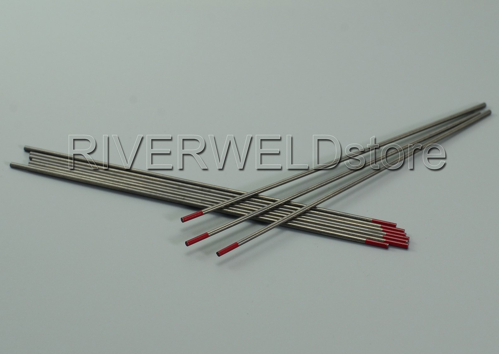 RIVERWELD 2% Toriato WT20 Rosso Tig Saldatura Elettrodo di tungsteno 2,0 mm x 150 mm 10pk