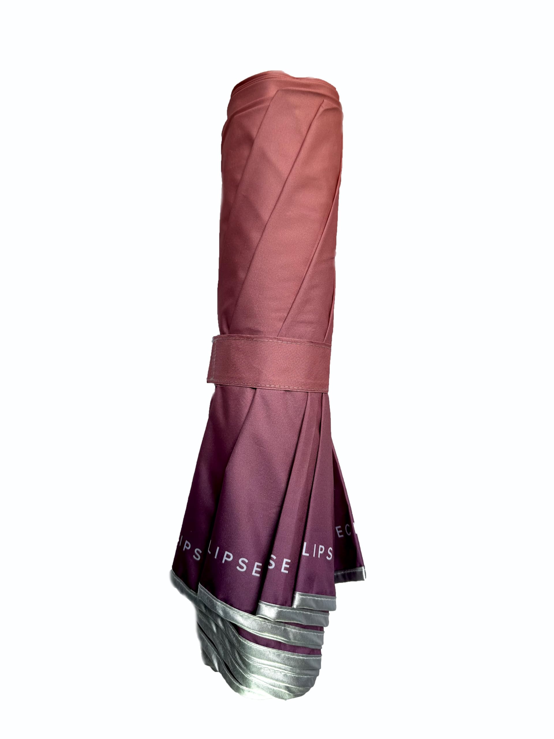 Eclipse - Sombrilla de playa plegable, perfecto para viaje, moto, mochila.. 1KG, 39CM cerrado -134 Ø, UPF30 (violeta)