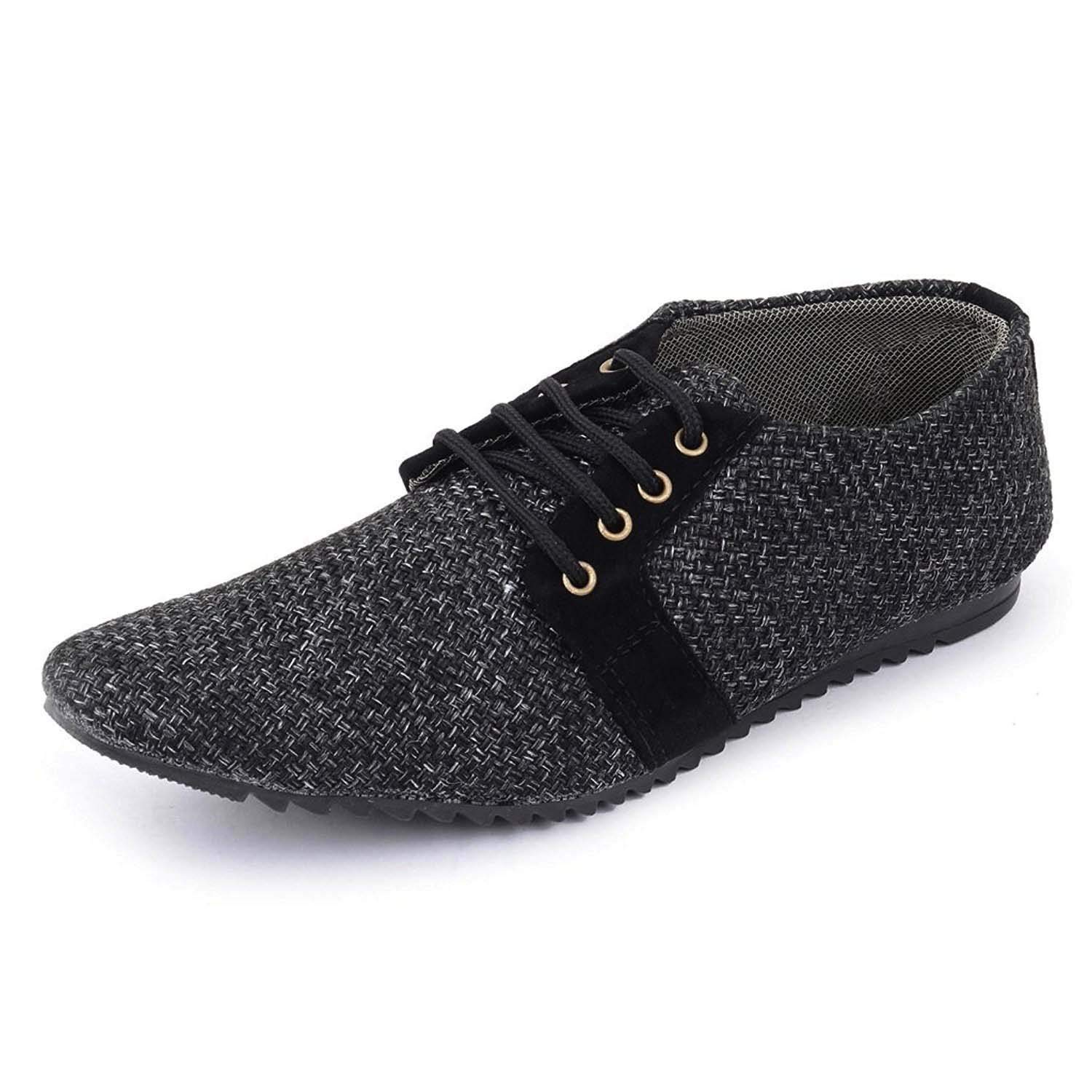 OORA Jute Design Regular Formal Less Up Shoes for Men Black (B0B61S4FKF) Amazon Price History, Amazon Price Tracker