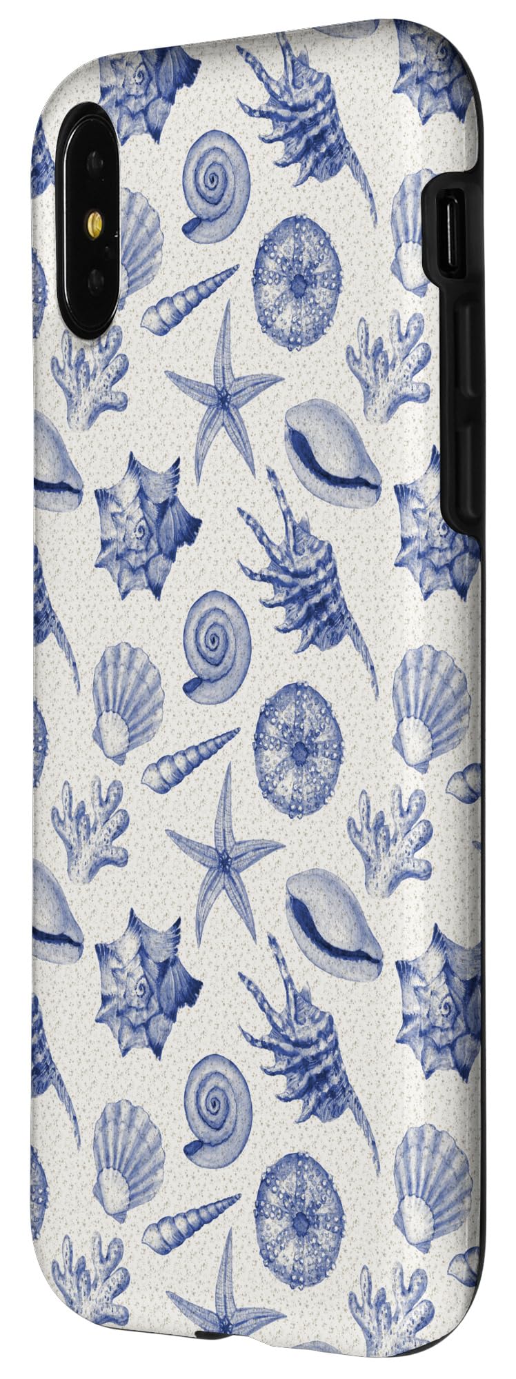Sea Shell Coastal Beach Summer Blue Ocean Seashell Aesthetic Case for iPhone X/XS - Image 2