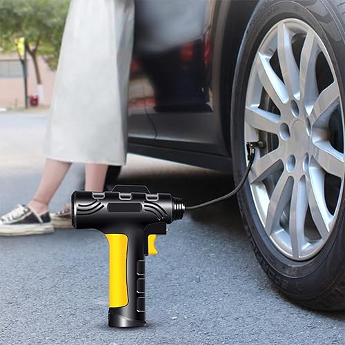 Miniatura 3 de Inflador automático de neumáticos de 12 V, compresor A-ir - Bomba de neumáticos portátil con medidor de presión digital, bomba de inflado recargable