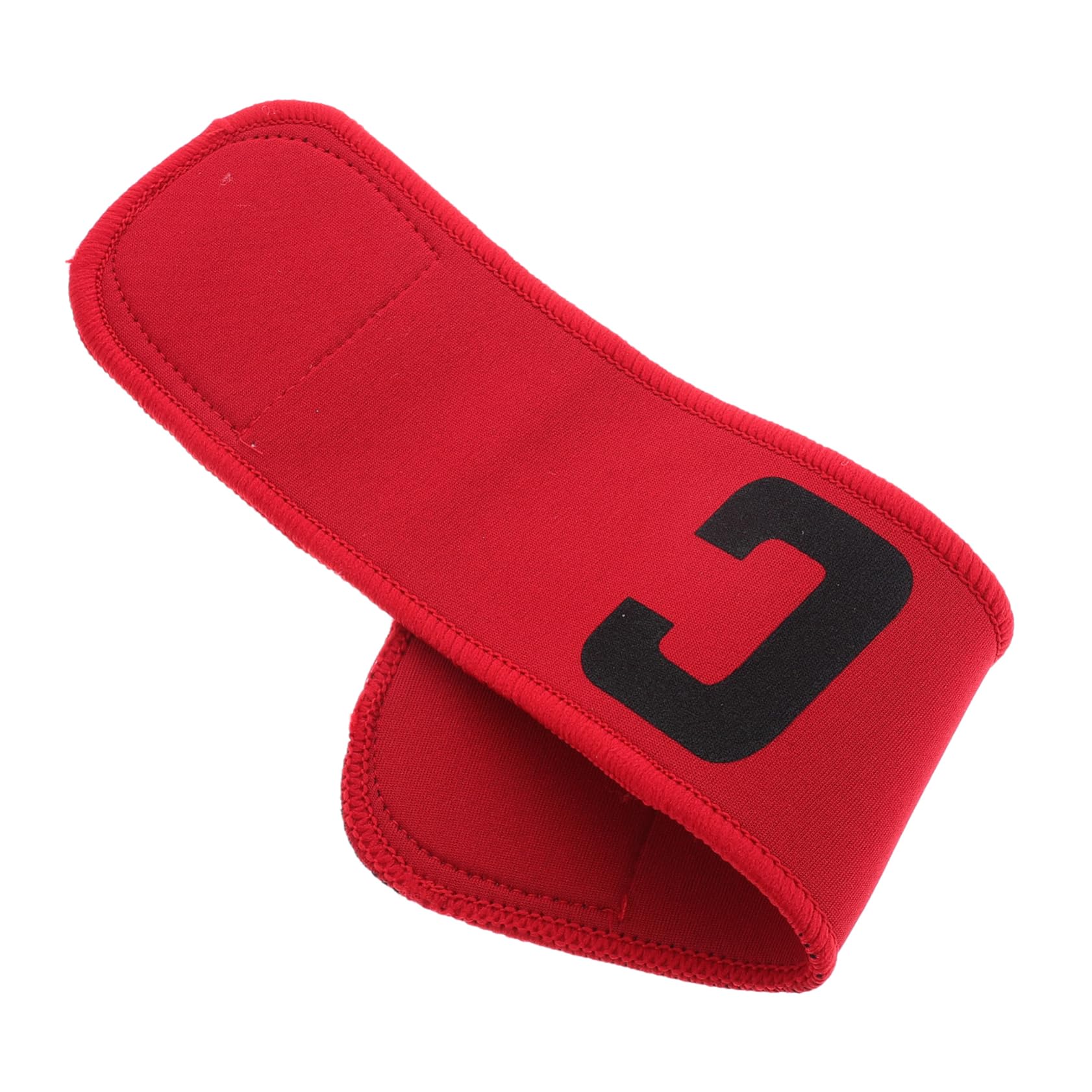 GAROZATION Youth Football Captain Armband Red Sports Accessory Adjustable Band for Team Sports