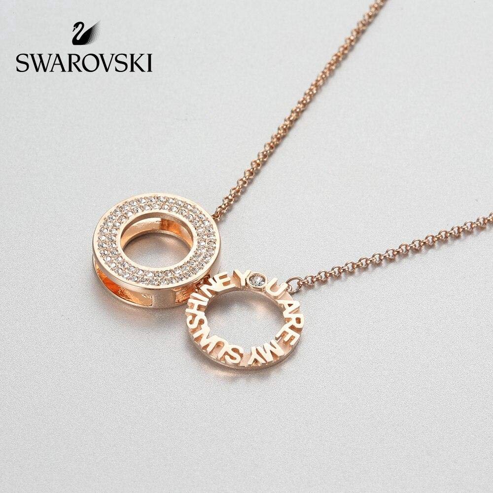 ネックレス・ペンダント SWAROVSKI Admiration Necklace Amazon.com: Swarovski ADMIRATION 18K ROSE GOLD-PLATED