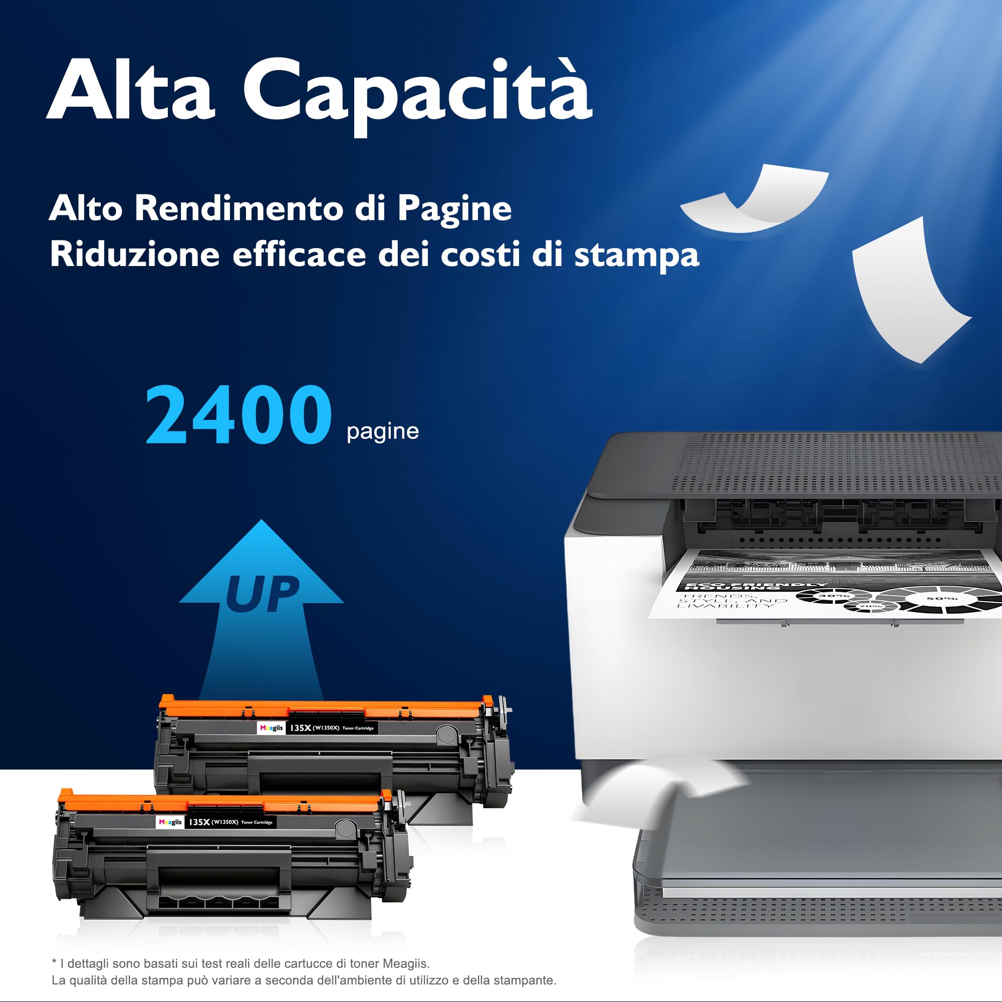 135X Toner Compatibili con HP W1350X 135A 1350A (Con Chip, 2 Nere) | Compatibili con HP LaserJet M209 M209dw M234 M234dw M234sdn M234sdw; Non per HP+ con la 'e' finale; Fino a 2.400 Pagine
