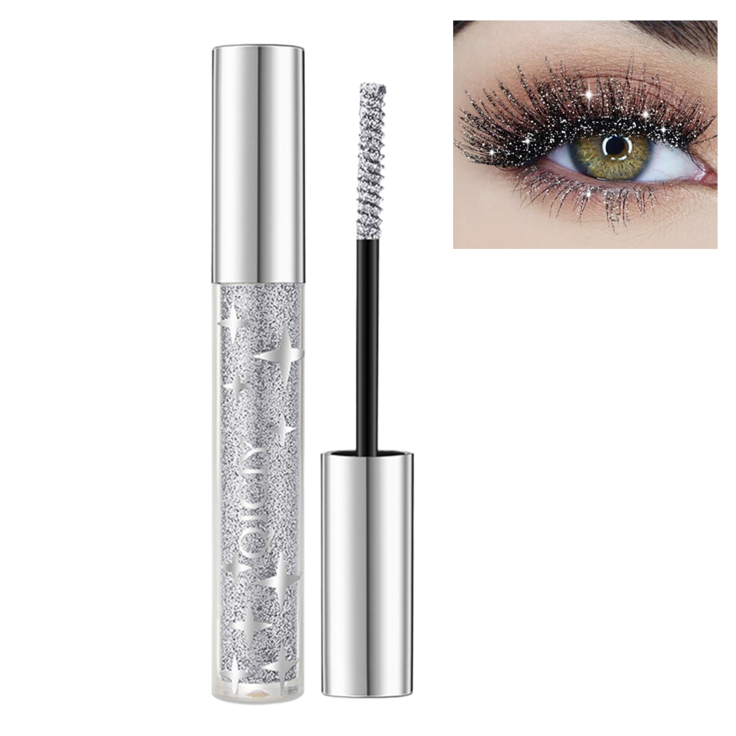 Amazon.co.jp: アイシャドウ カラーマスカラ キラキラ 真珠光沢 長持ち