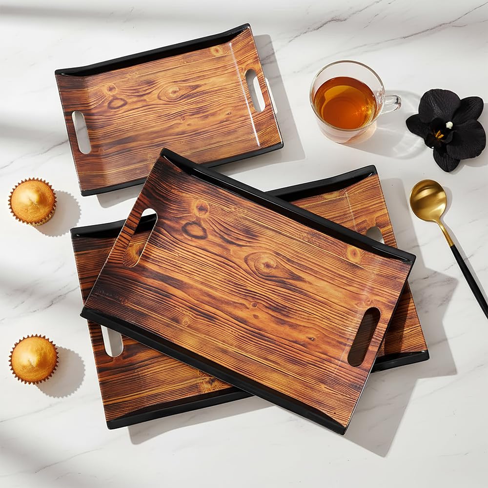 U.P.C. Villori Serving Tray Set - 3 Sizes -8