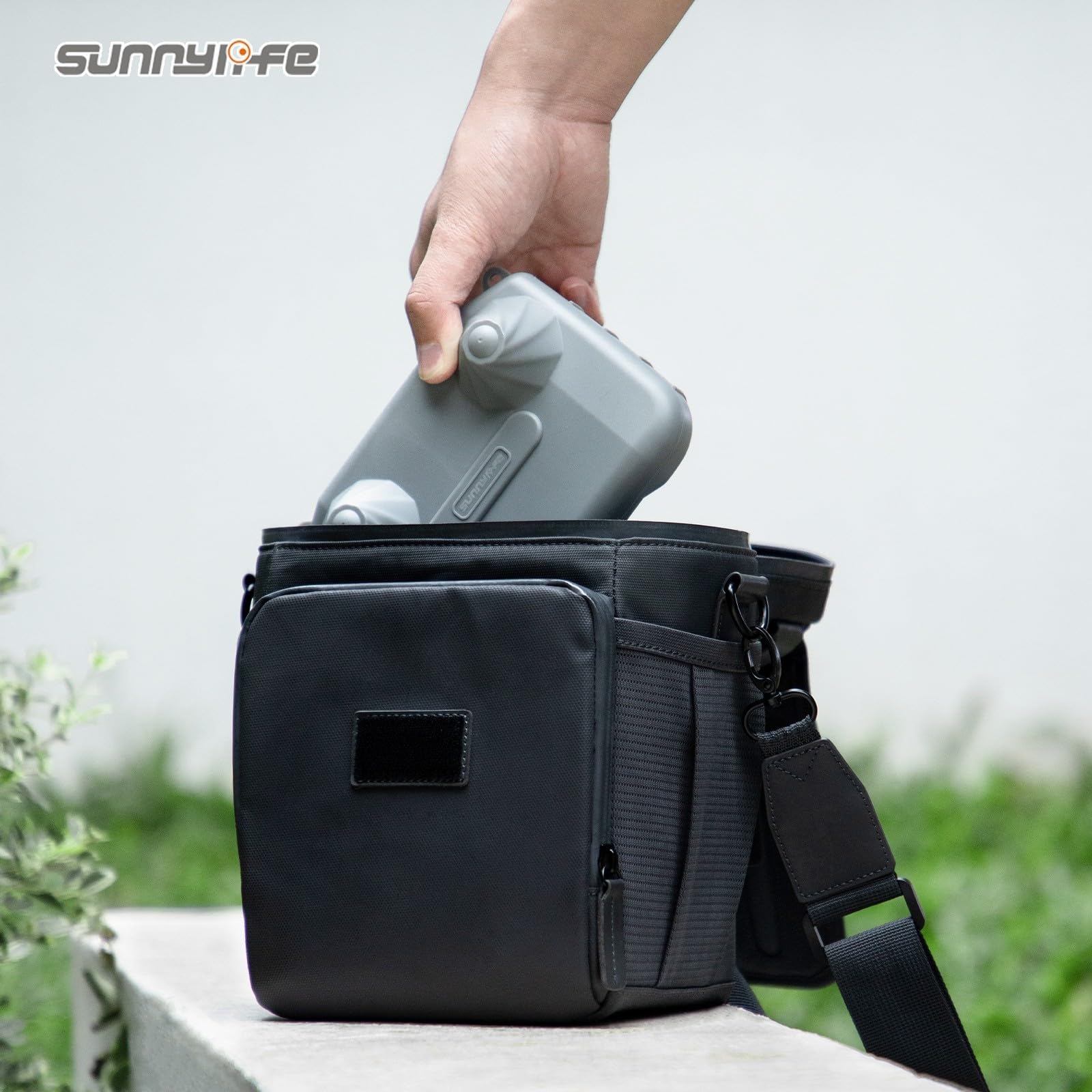 Custodia protettiva a portafoglio per telecomando DJI RC-N3/2/1, compatibile con Mini 4/3/Neo, custodia compatta con cordino e chiusura a scatto