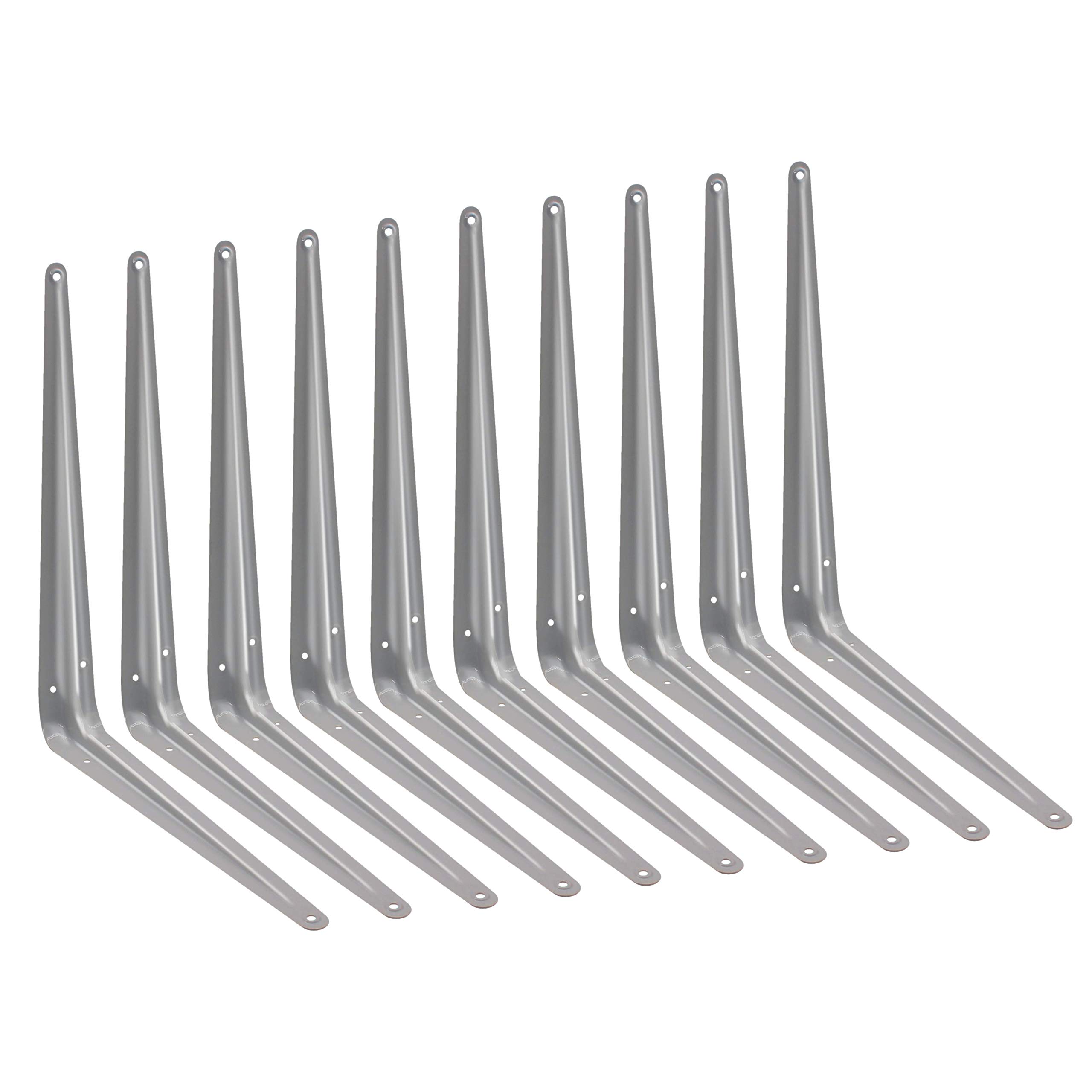 Eai Silver/Grey 350X300mm / 14X12" Original London Pattern Shelf Bracket | | Pack Of 10