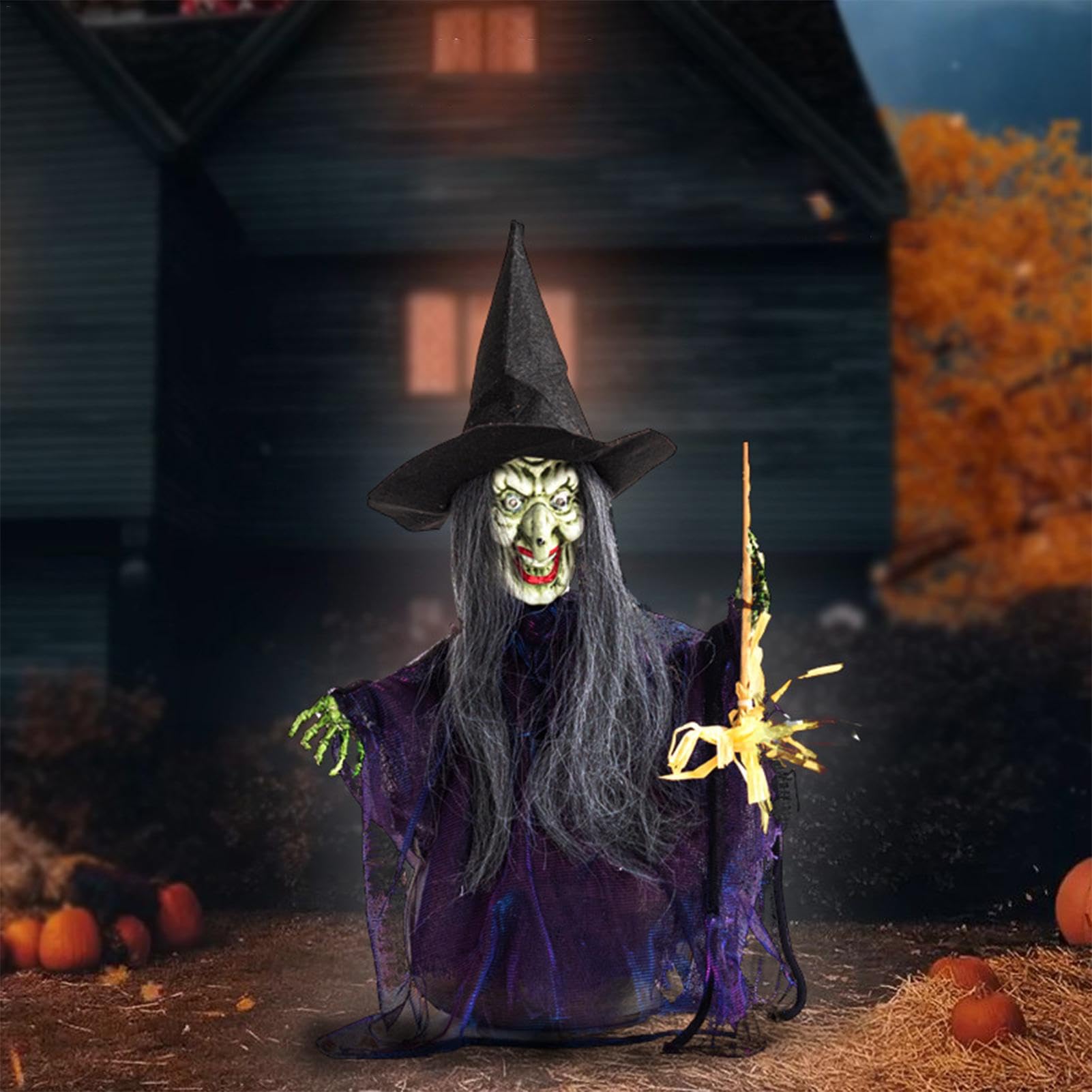 Decorazioni per streghe di Halloween all'aperto, Decorazioni per streghe