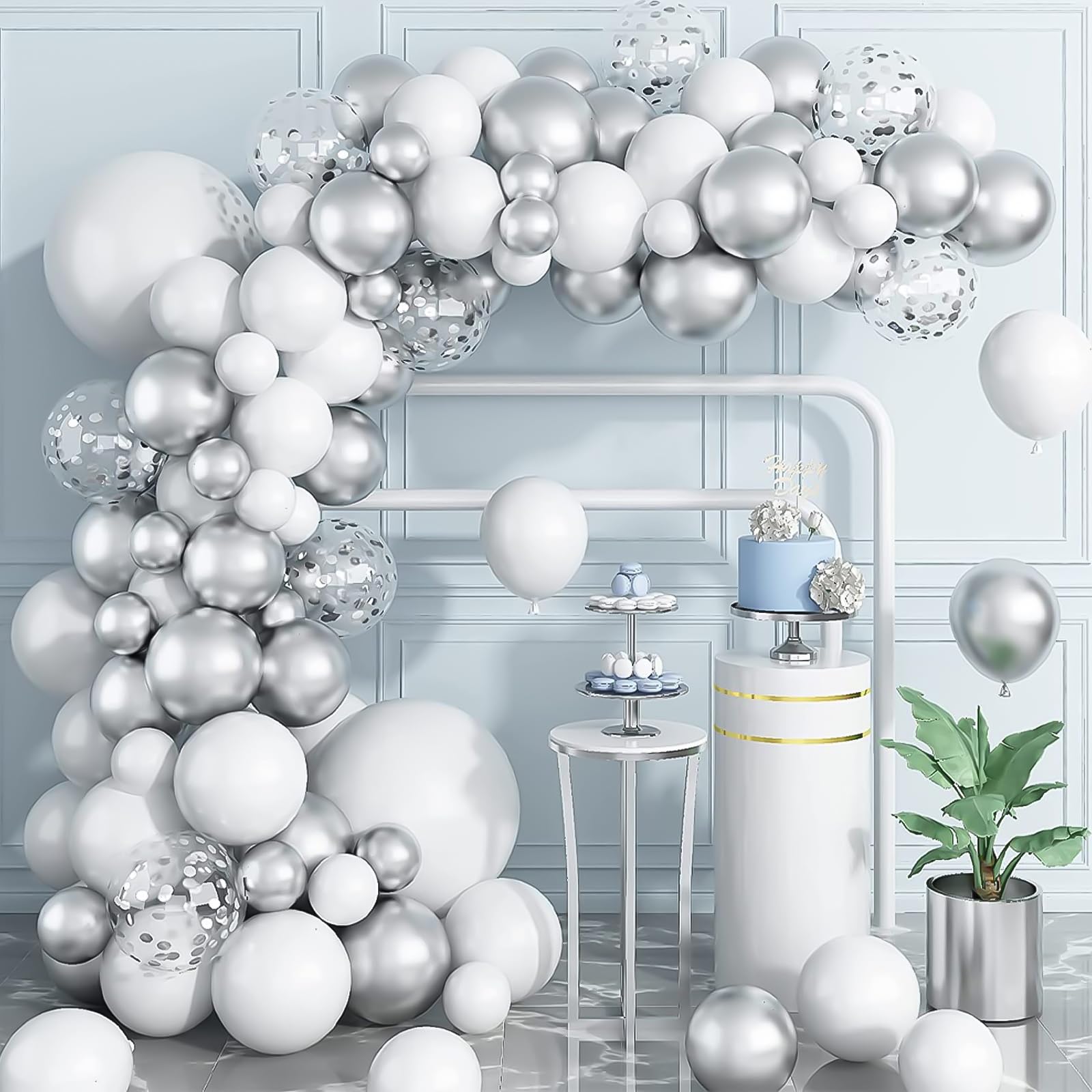 Ballons Blanc 12 Pouces Ballons Latex Blanc Décoratif 50 Pièces Pour