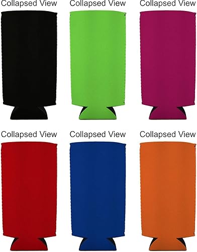 Miniatura 2 de Neopreno en blanco de 24 onzas. Can Coolie (paquete de 6 unidades)