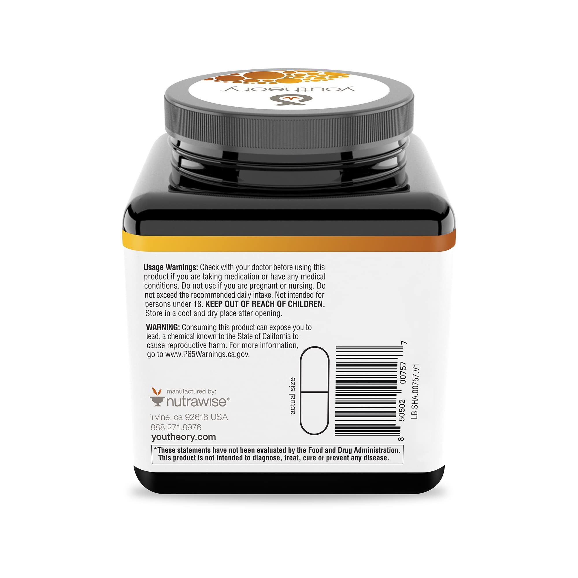 Youtheory Shilajit, 500 mg, 60 Vegetarian Capsules, 30-Day Supply — Amazon image 2