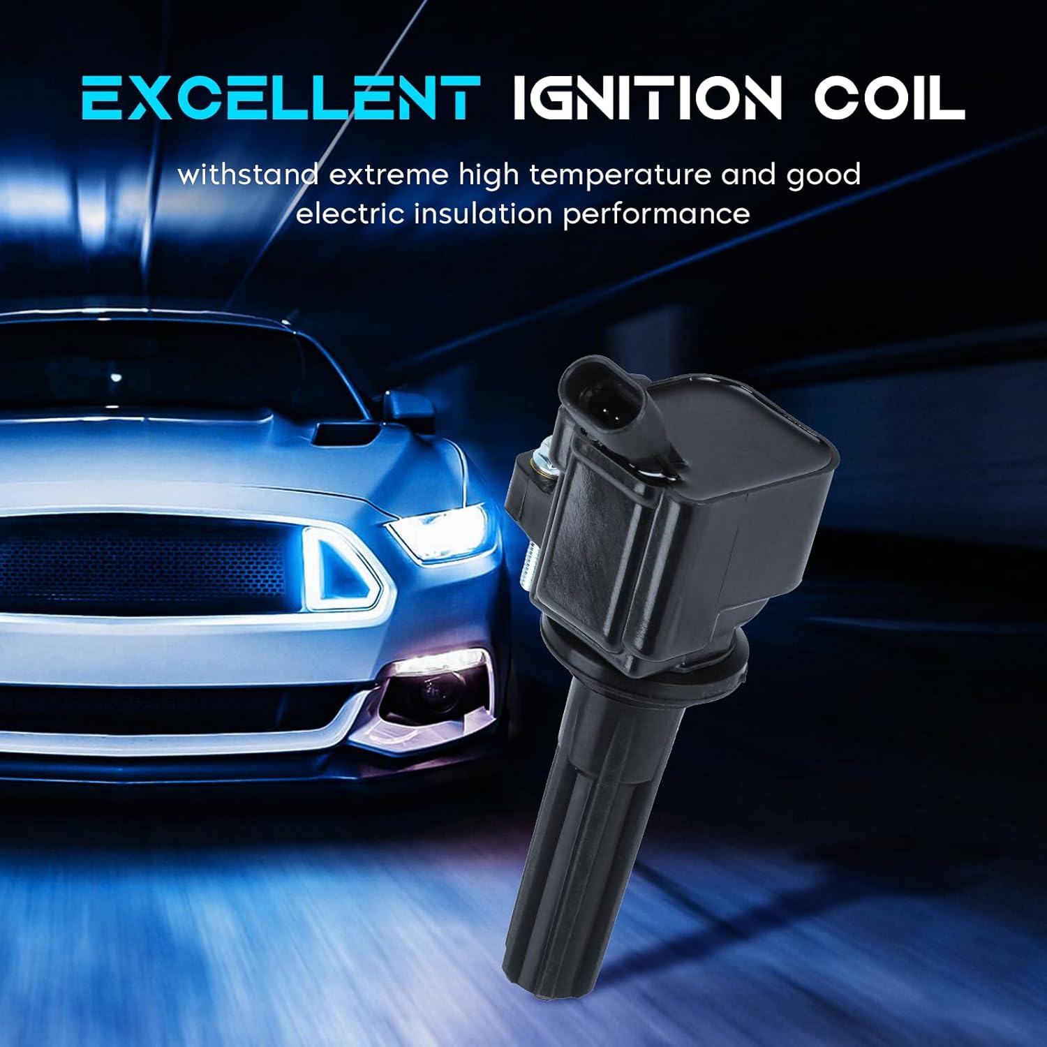 Set of 5 Ignition Coils Pack 5 Iridum Spark Plugs Compatible with Saab 9-7X Isuzu Ascender GMC Canyon Envoy XL, Chevy Colorado Trailblazer EXT, Hummer H3 H3T, Buick Rainier Replace UF497