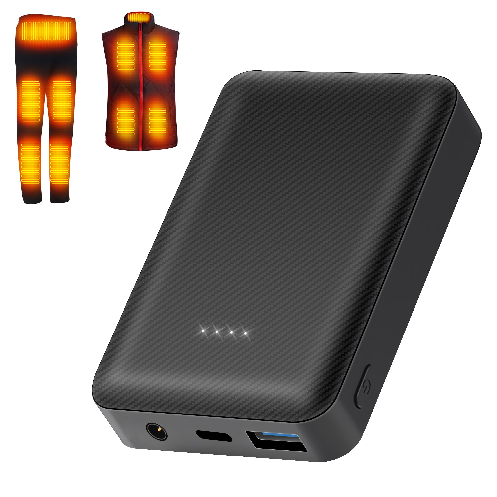 4v 10000mah Heated Vest Battery Pack For Heating Jacket