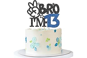Brother I'm 13 Cake Topper - Boy 13th Birthday Cake Supplies