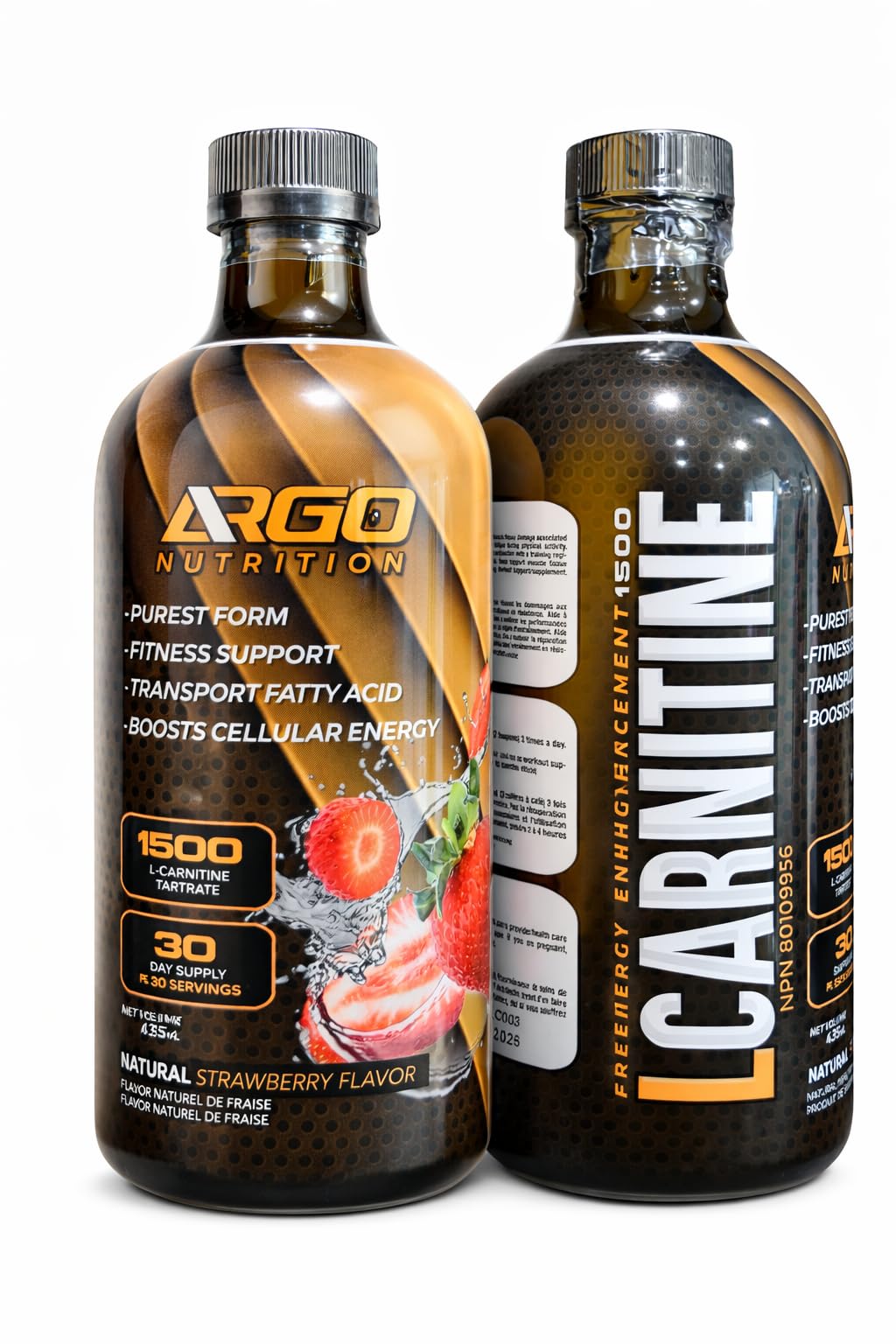 l-carnitine tartrate and alcohol ARGO Liquid 1500mg, Energy Support, 435 mL, Canadian Huile Teint Diamant Glutathion C-ANNAAOS-130 size:8oz (6-pack)