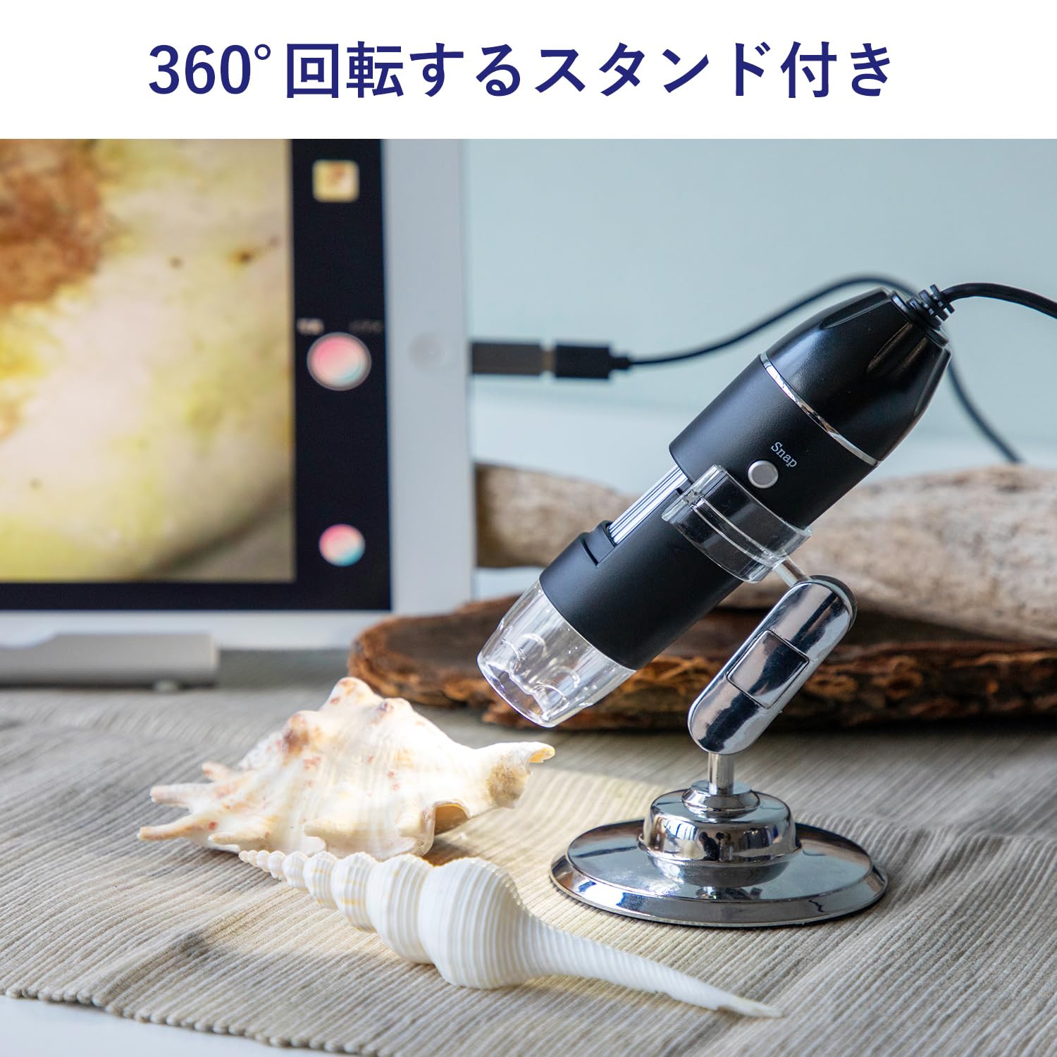Amazon.co.jp: Anyty 頭皮・肌観察用 USB接続マイクロスコープ 3R