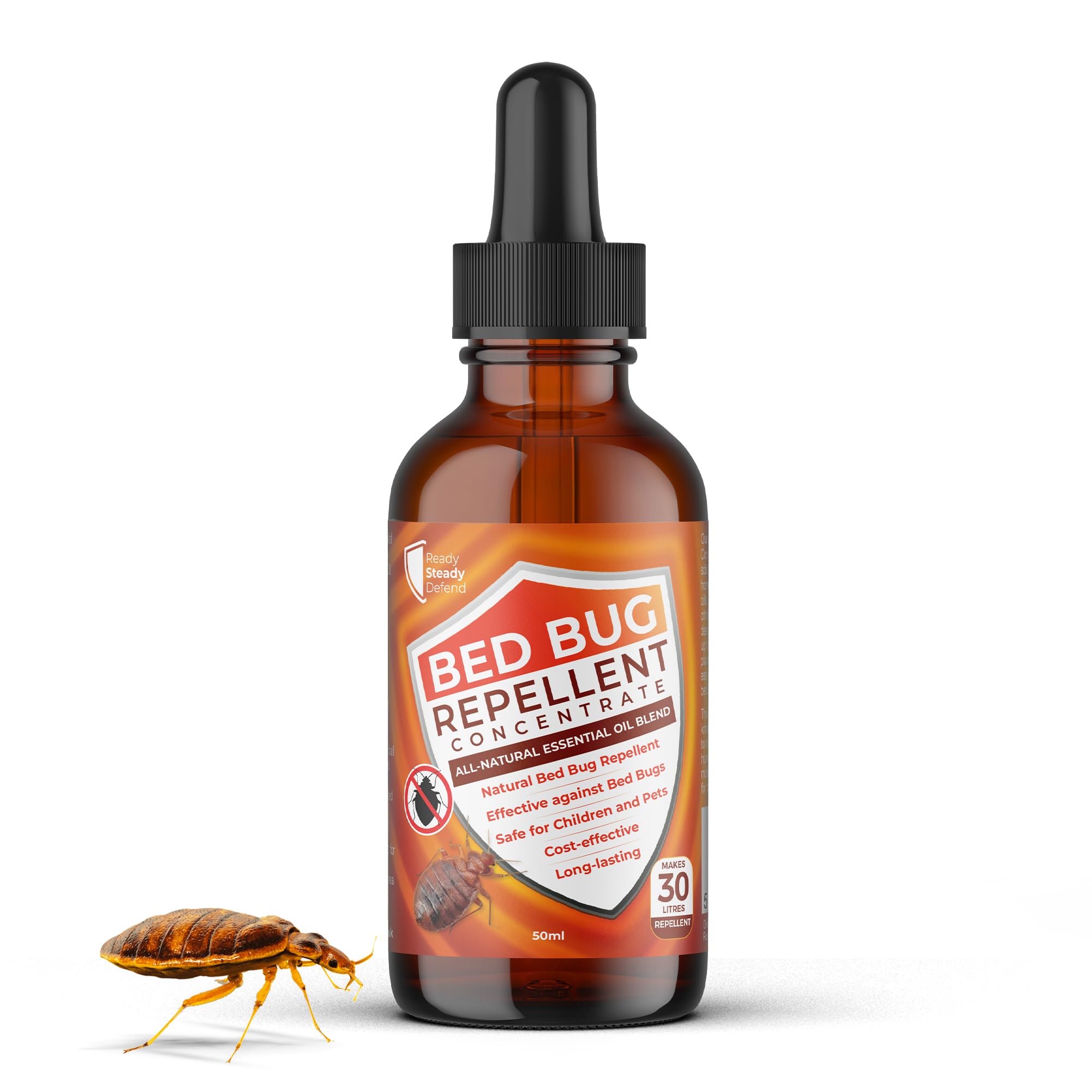 READY STEADY DEFEND Bed Bug Repellent Concentrate | Makes 30 litres of Repellent