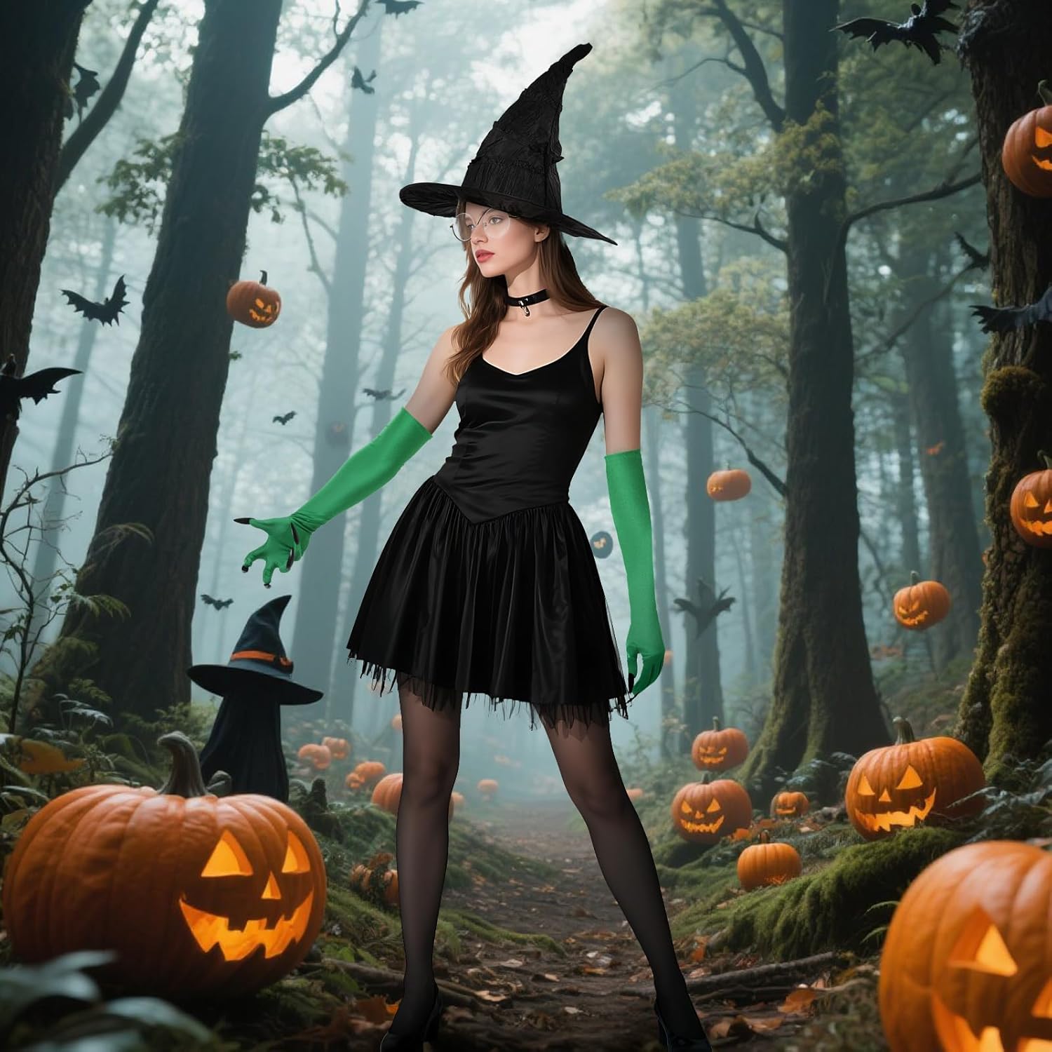 Witch Costume Set Halloween Witch Costume Women Halloween Cosplay and Themed Parties - Image 5