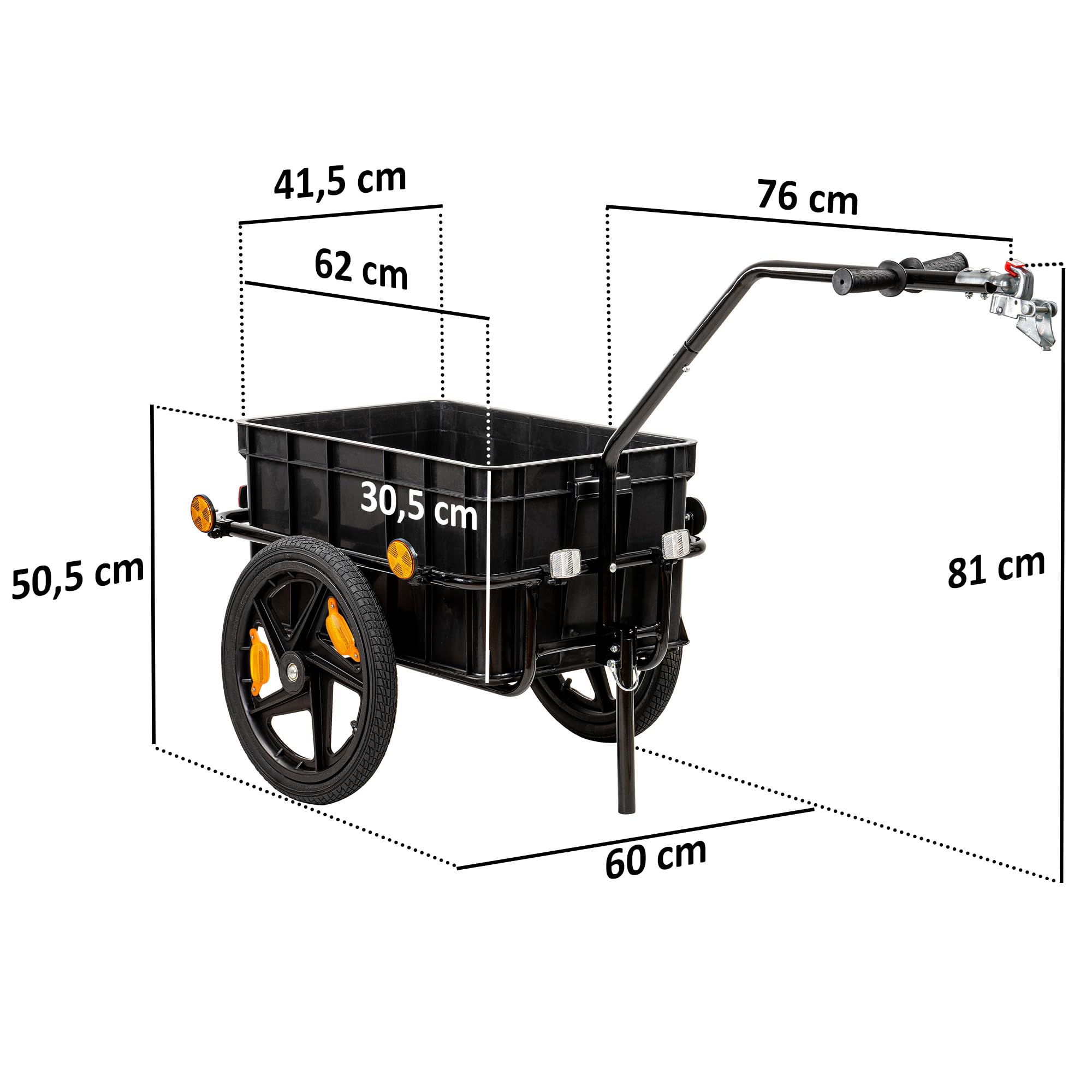 Rimorchio Bici Zelsius 68 Litri - Carrello Trasporto Per Shopping E Campeggio - Foto 5