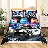 Vista 9 de Feelyou Juego de funda de edredón de coche deportivo, ropa de cama verde de carreras para niños y niñas, edredón de deportes extremos, velocidad