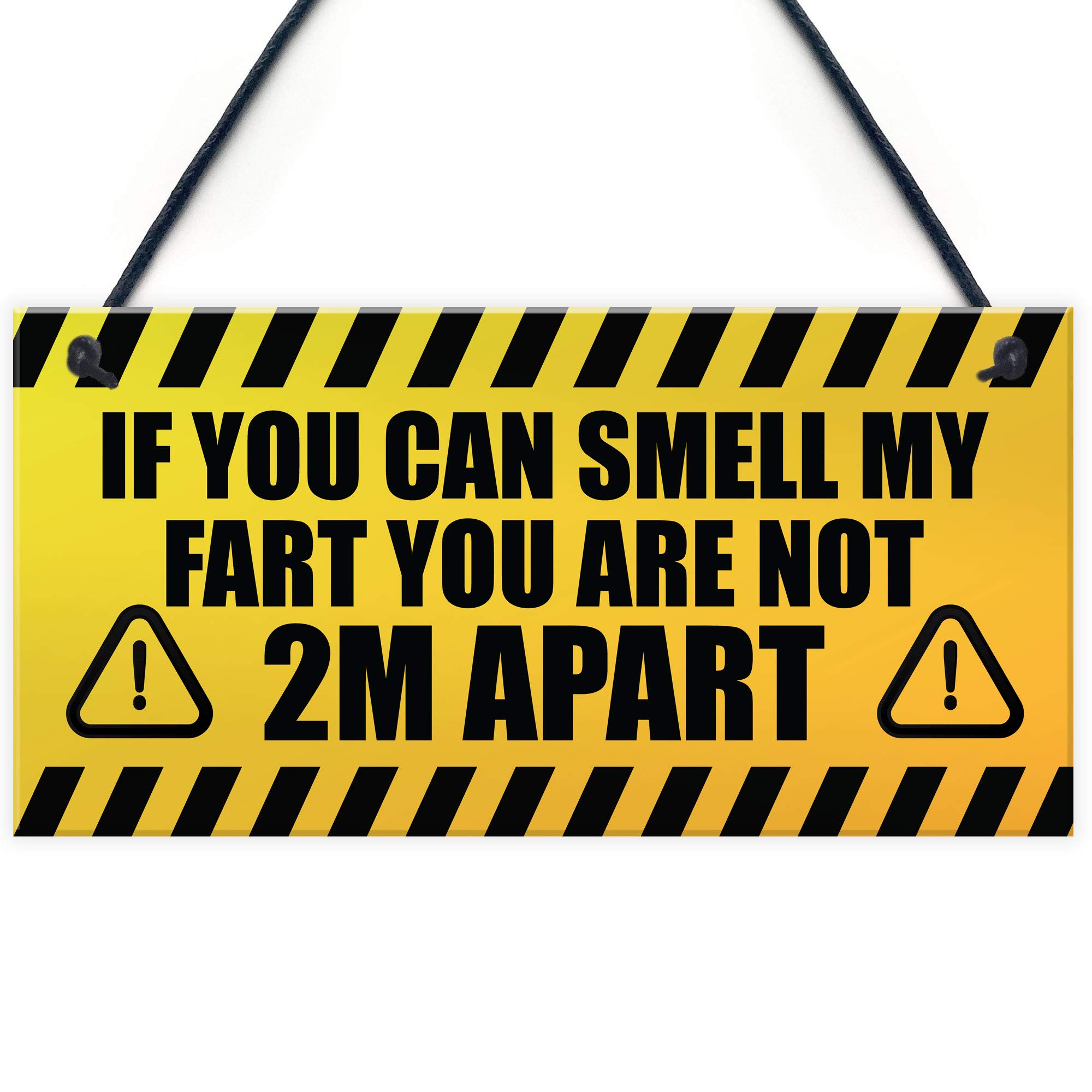 Red Ocean Funny Quarantine Social Distance Gifts Novelty Man Cave Sign Garden Plaques Birthday Gifts For Him