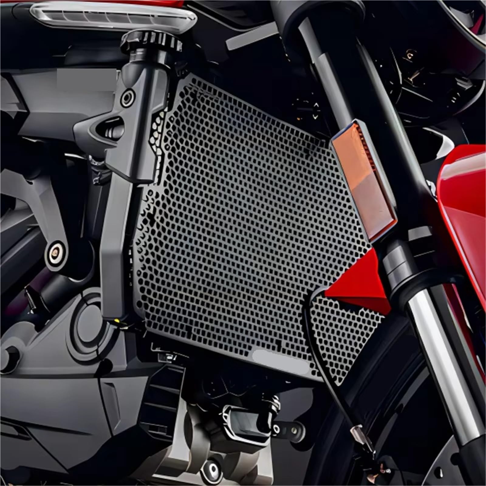Moto Copri Radiatore Griglia Per DUCATI Per Monster 950 2021 2022 Per 937 Motociclo Copertura Della Griglia Radiatore | Accessori moto Protezione della griglia del radiatore Protezione della protezione del radiatore dell'olio della griglia