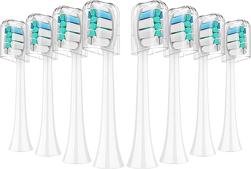 Cabezales de repuesto para cepillos de dientes compatibles con Philips Sonicare, paquete de 8, cabezal de cepillo eléctrico