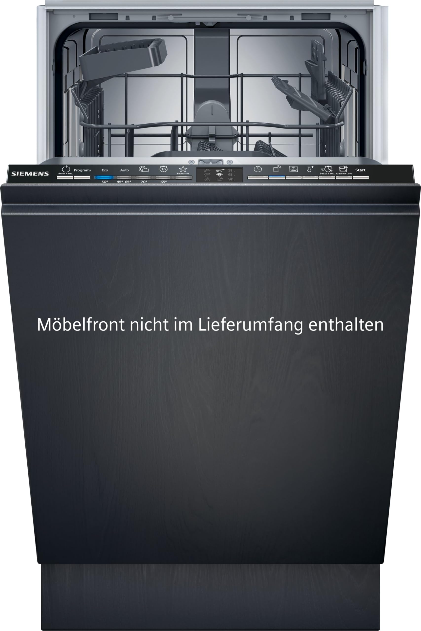 Siemens SR61HX16KE iQ100 Vollintegrierter Geschirrspüler 45 cm, varioSpeed Plus, Besteckkorb, Home Connect