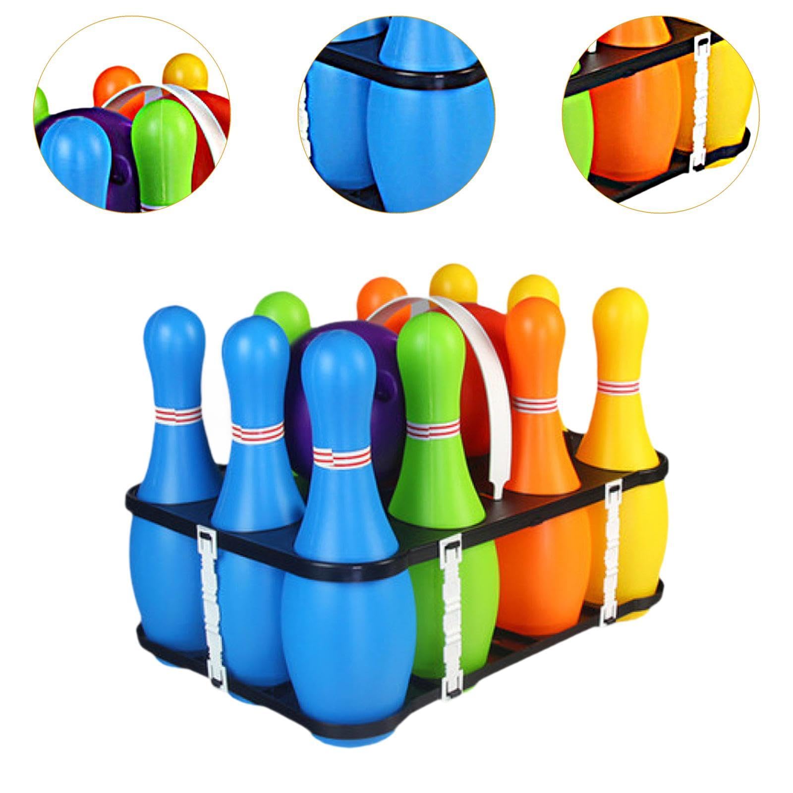 Bowling Set für Kinder mit Kegeln Und Bällen, Geschenkidee
