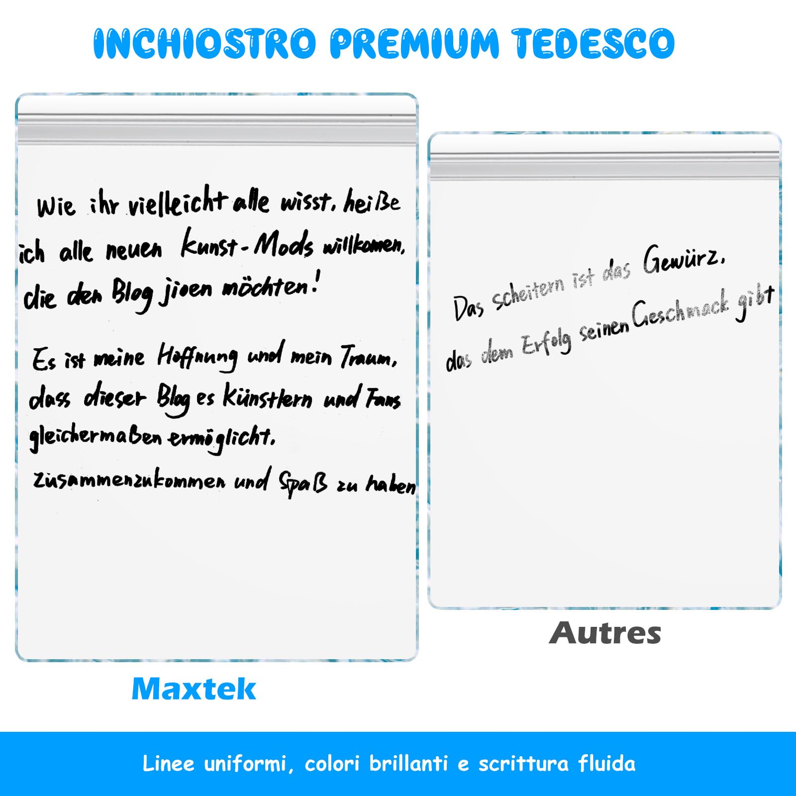 Maxtek Pennarelli Lavagna Bianca Cancellabile 12 Pezzi Punta Fine Cancellino Inodore