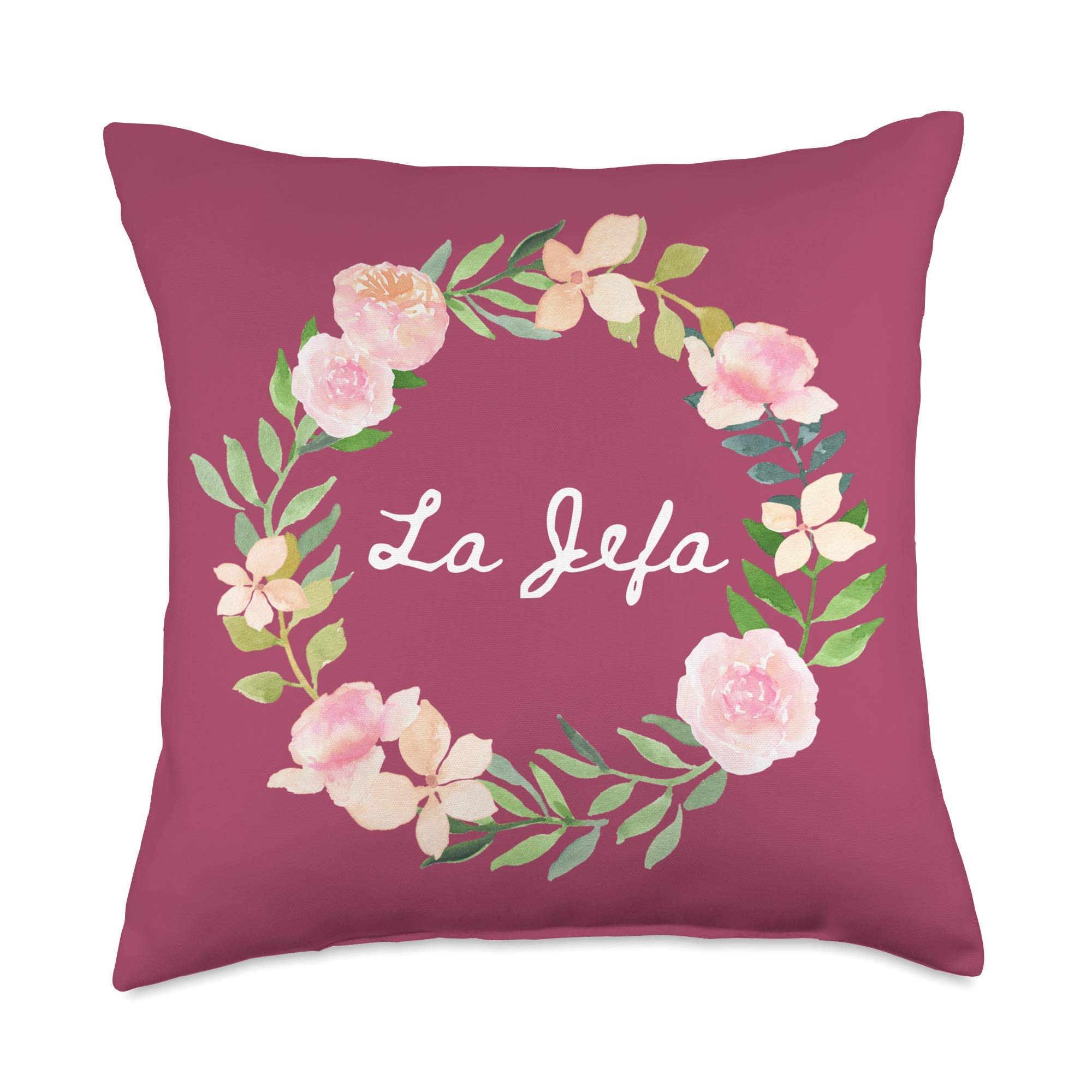 Amazon.com: Latina Fashion Chola Style Chicano Clothing La Jefa Latina  Fashion Latinx Boss Floral Burgundy Design Throw Pillow, 18x18, Multicolor  : Home & Kitchen