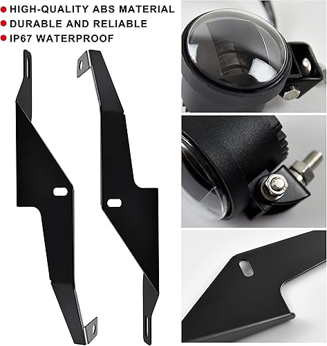 Miniatura 4 de SAUTVS Luces LED auxiliares de conducción para Can Am Ryker, luces antiniebla auxiliares con soportes de montaje para Can-Am Ryker 600 900 Sport &