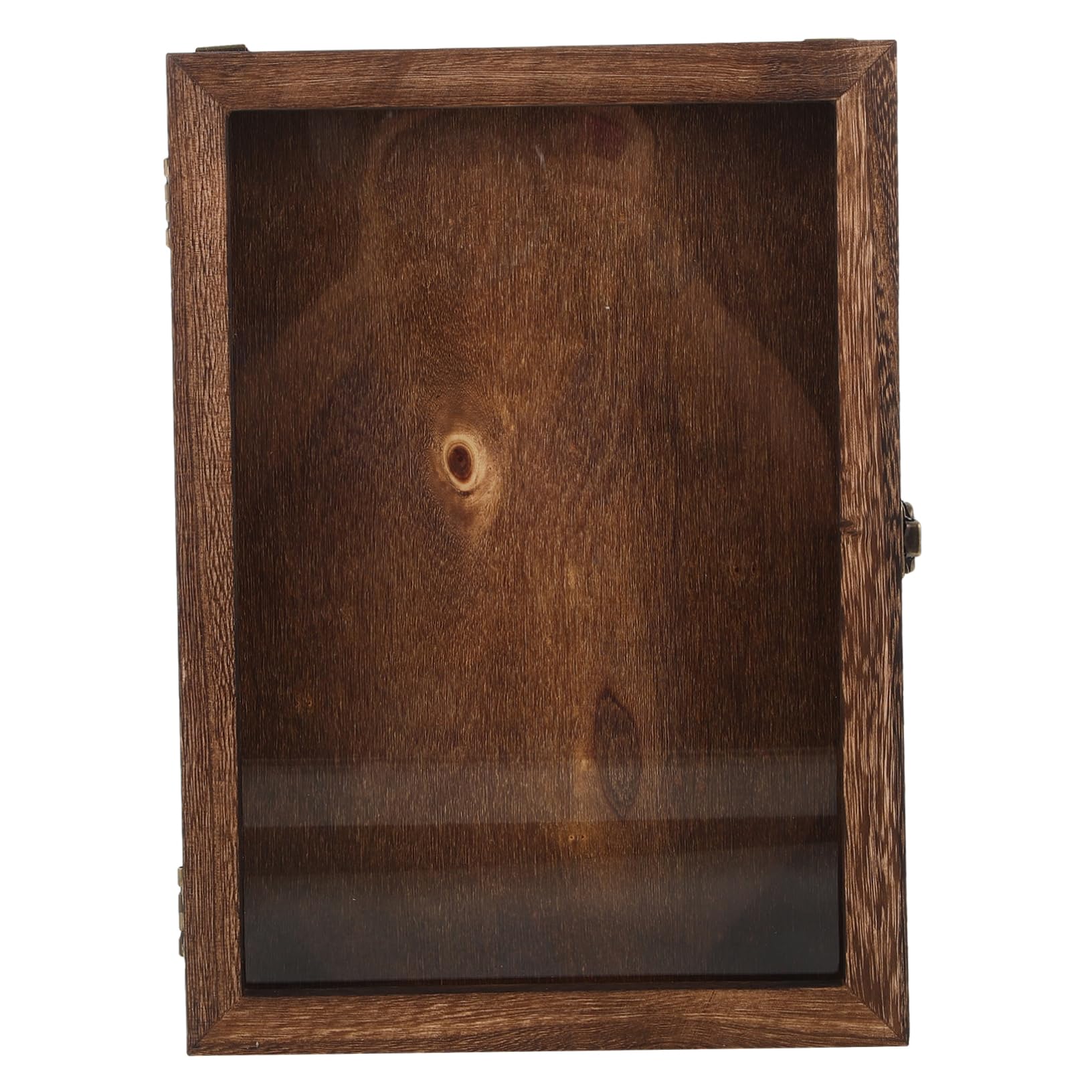 NAMOARLY Practical Flip-top Specimen Holder Wooden Display Case for Dried Flowers and Butterflies