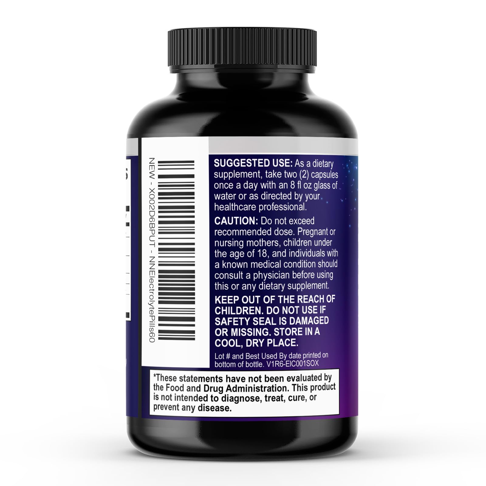 Electrolyte Capsules - Hydration Electrolytes Complex With Magnesium, Sodium, Potassium and Chloride - Keto Friendly Rehydration Recovery Supplement with Zero Sugar - Bottled In USA - 60 Capsules — Amazon image 8
