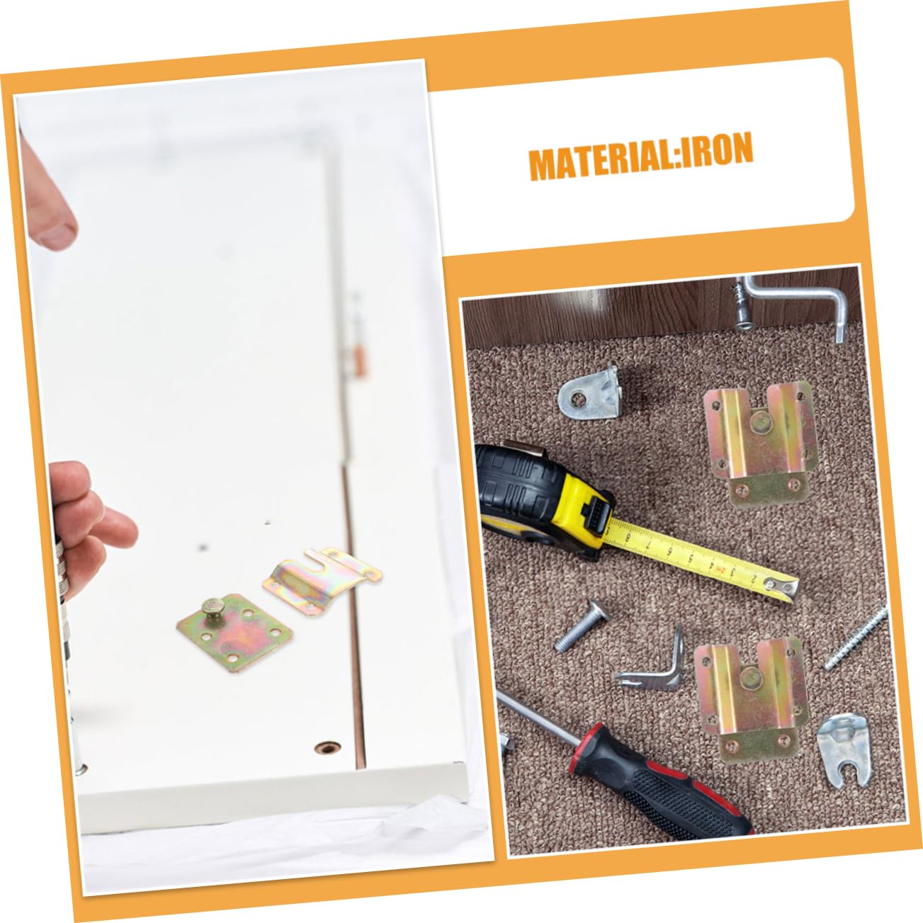 12pièces Supports De Suspension Pour Cadre Photo Robustes Clips De Suspension Pour Tableau Cintres Murales Pour Cadre Montage Facile Sans Outils