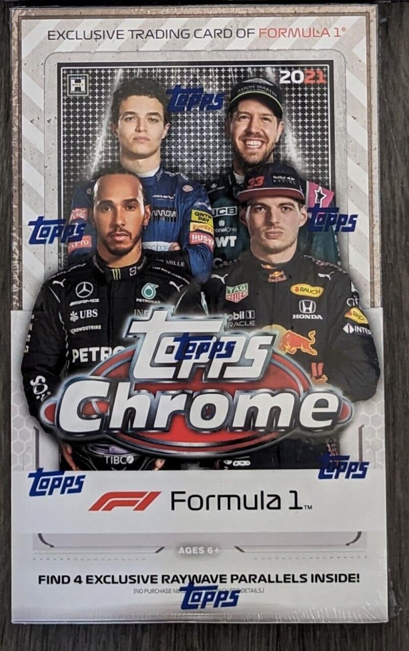 新品・未開封 2021 Topps Formula 1 Chrome Hobby 2021 Topps Chrome F1 Formula One Racing Hobby Box Sealed Ready to