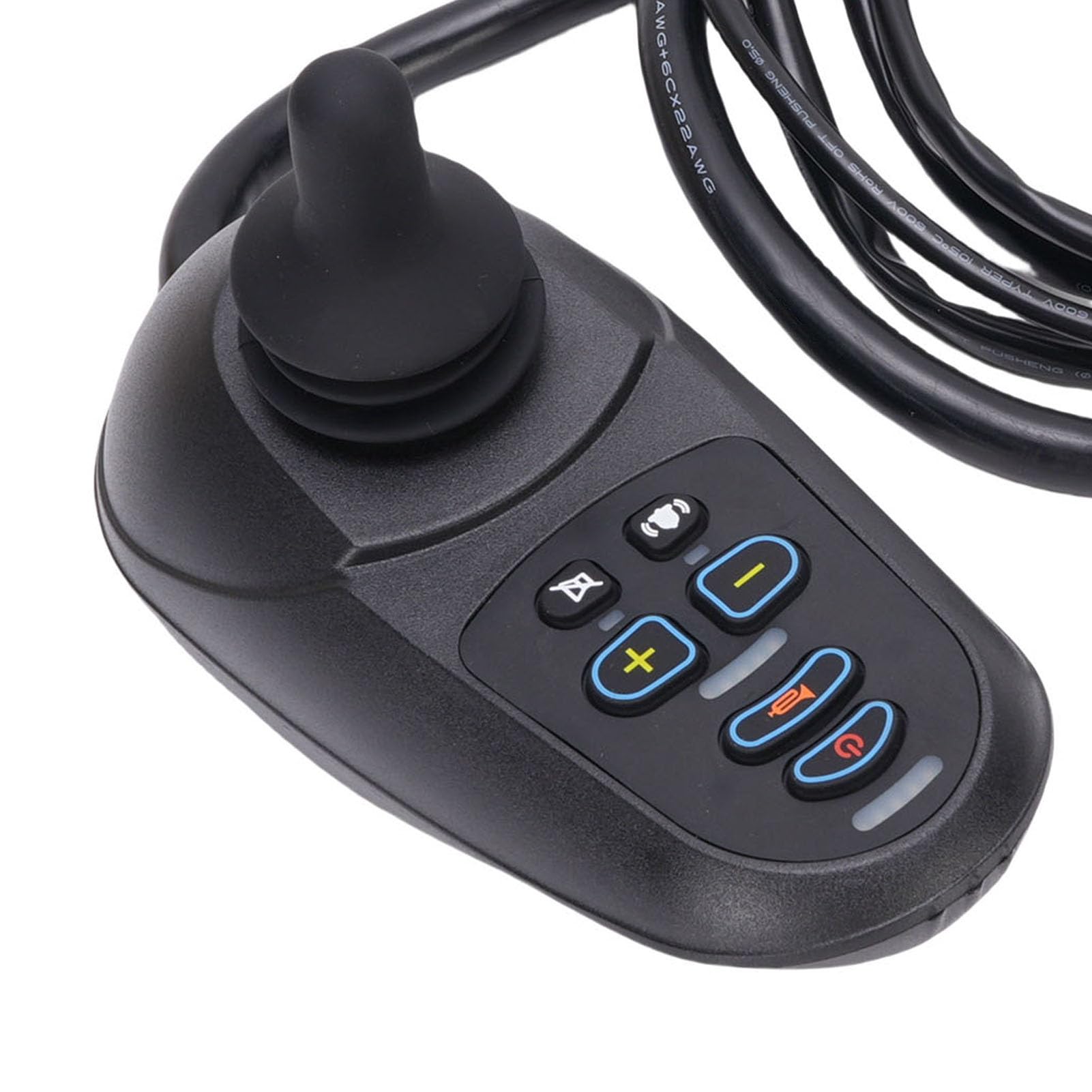 Kontroler typu joystick 50A do robotów i platform mobilnych - Ergonomiczna konstrukcja z blokadą rampy EABS i panelem wyświetlacza - Pilot do sprzętu rozrywkowego i zastosowań