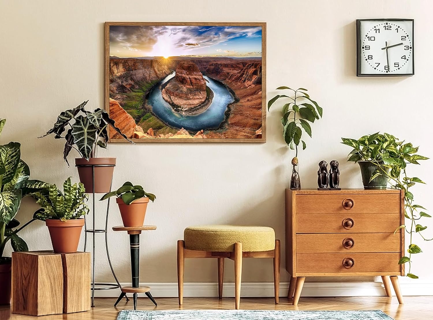 4 Pack Puzzles for Adults 1000 Pieces Rocky Mountain & Grand Canyon Colorado & Spirit Island, Nature Jigsaw Puzzles for Adults 1000 Pieces and Up