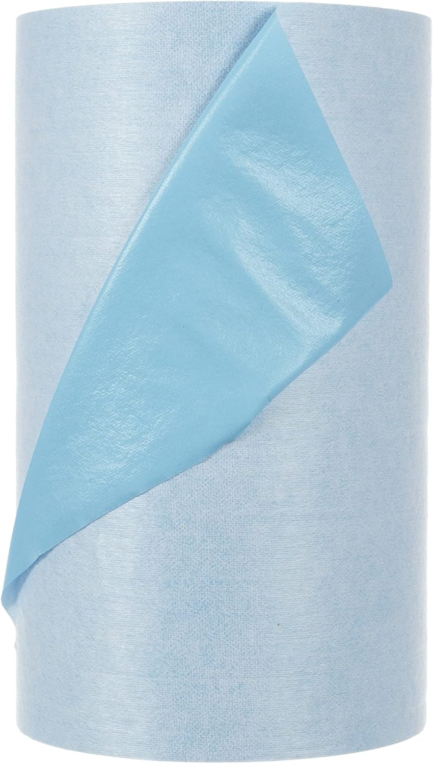 3M Self Stick Liquid Protection Fabric, 36880, 36 in x 300 ft, 1 Roll, Peel and Stick, Strong Temporary Adhesive, Repositionable Material, UV Resistant, Easy Removal, Blue