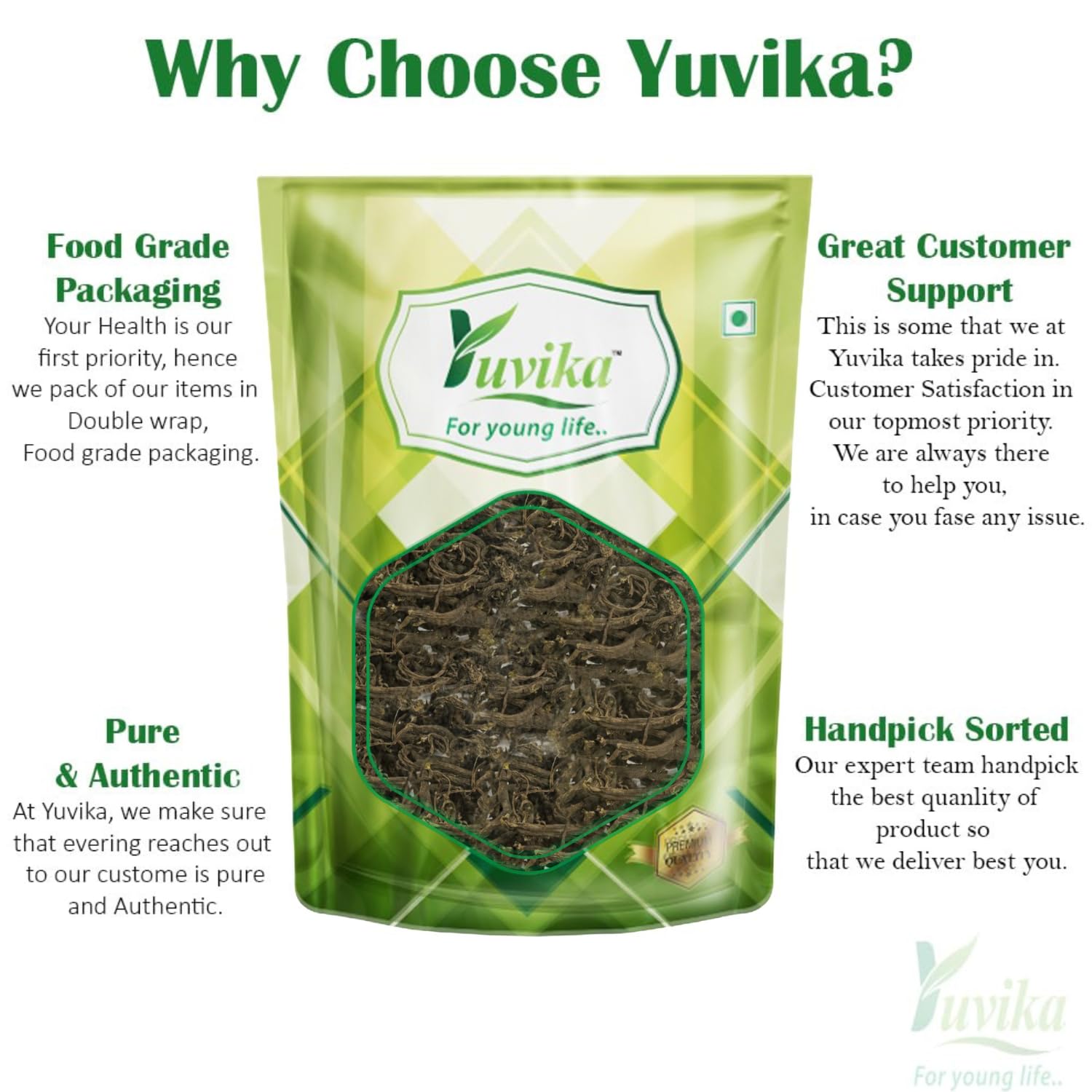 YUVIKA Kakoli - Roscaea Procera (400 Grams) 1