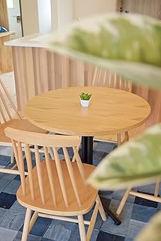 ダリオ カフェテーブル 円形木製 ダイニングテーブル 楽天市場】《東谷》ダリオ ラウンドテーブル 直径80 円形 丸型 2