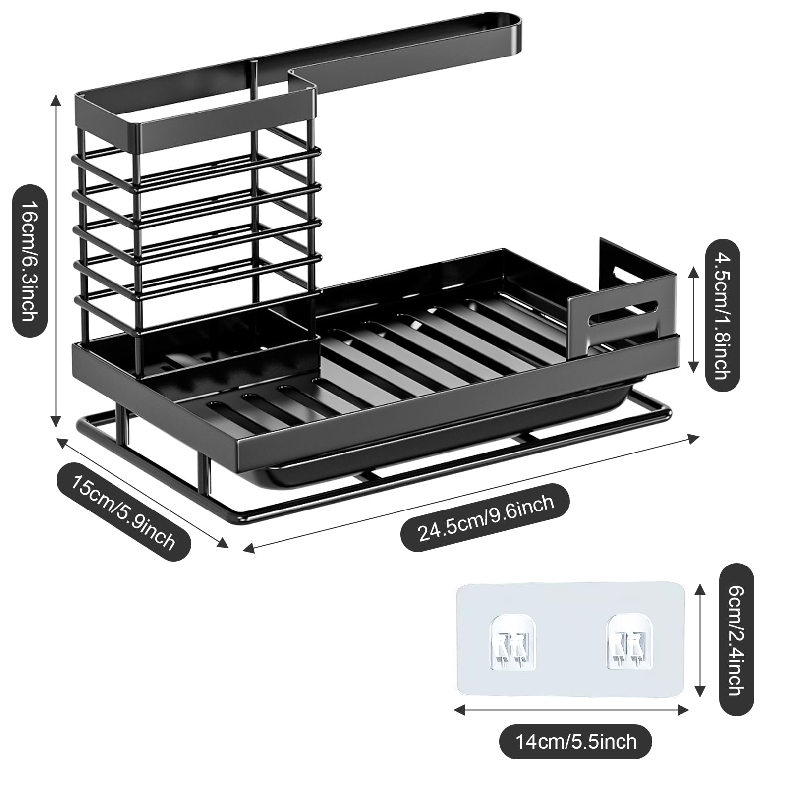 Cylogia Kitchen Sink Tidy Caddy - Image 2