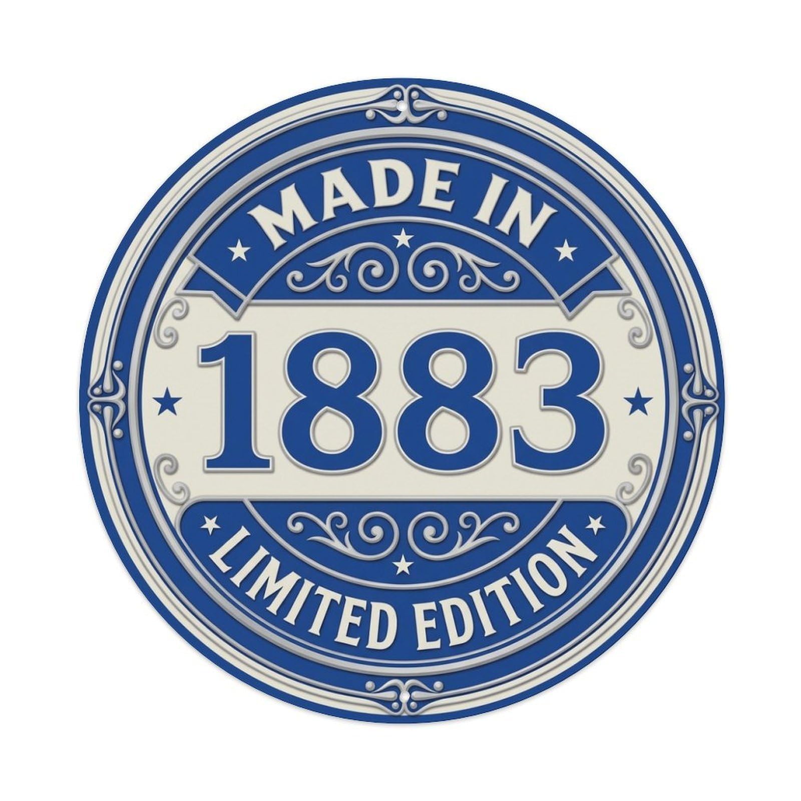 Made In 1883 Limited Edition Metal Tin Sign