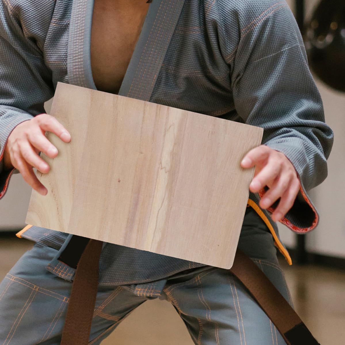 Tablero Profesional de Taekwondo de Madera de Paulownia 10 Piezas 0,9 Cm Grosor para Entrenamiento y Exámenes de Deportes Marciales, Accesorio Portátil Adultos